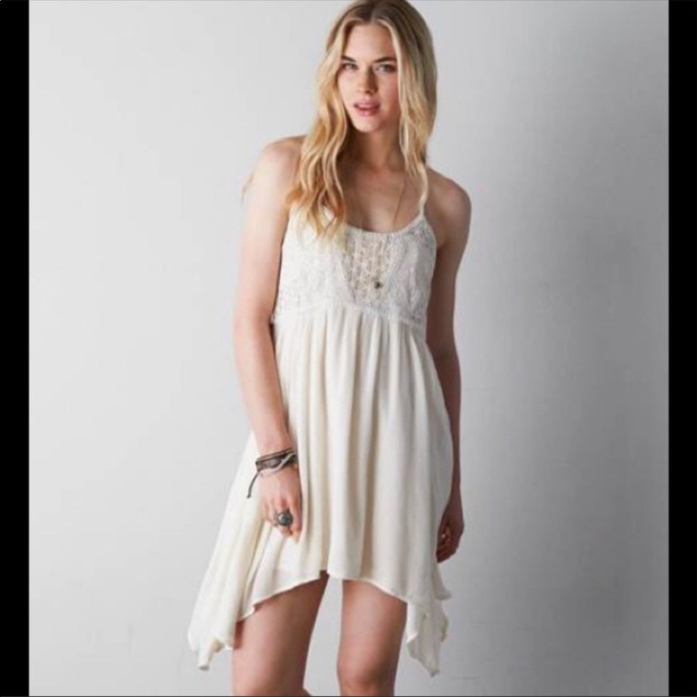 American Eagle Outfitters Boho Embroidery & Gauze